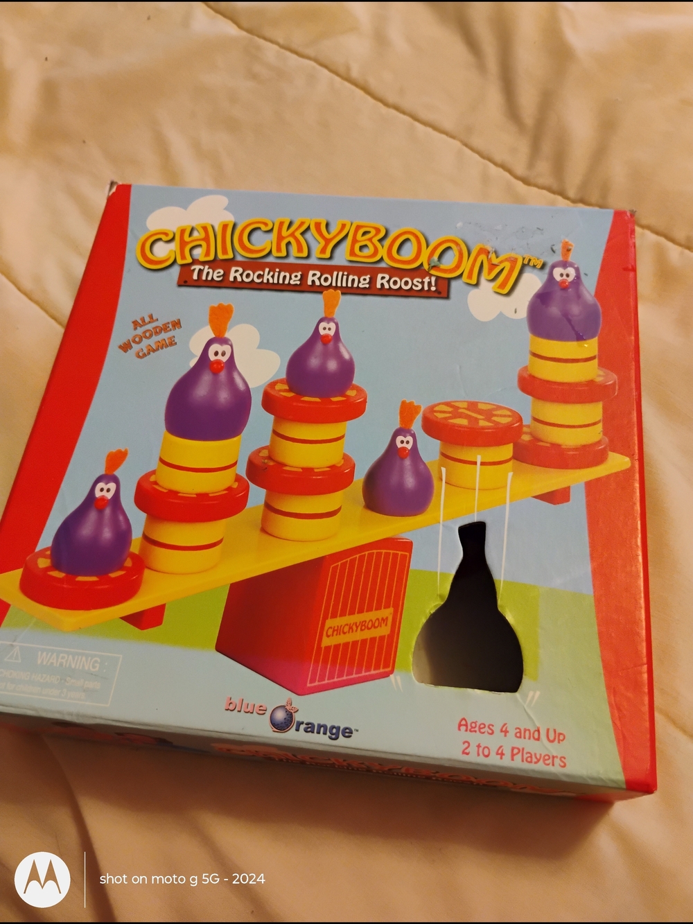 Chickyboom Kids Stacking Game - Purple